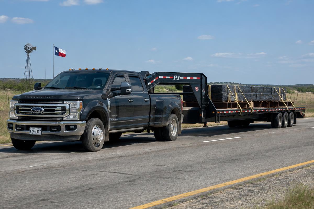 Hotshot truck for hotshot dispatch services